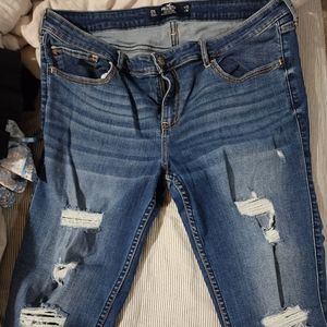 Hollister 17s low rise boot jeans